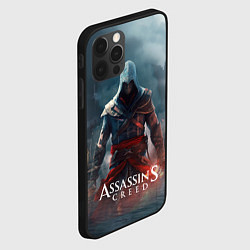 Чехол для iPhone 12 Pro Assassins creed ночной город, цвет: 3D-черный — фото 2