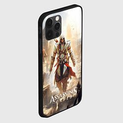 Чехол для iPhone 12 Pro Assassins creed старый город, цвет: 3D-черный — фото 2