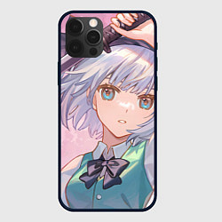 Чехол для iPhone 12 Pro Touhou Project Youmu Konpaku мило, цвет: 3D-черный