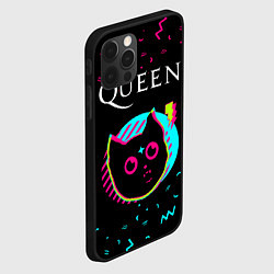 Чехол для iPhone 12 Pro Queen - rock star cat, цвет: 3D-черный — фото 2