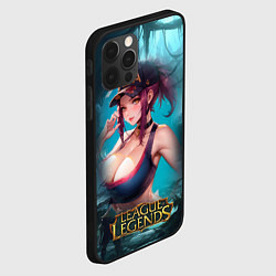 Чехол для iPhone 12 Pro League Of Legends Akali Kda, цвет: 3D-черный — фото 2