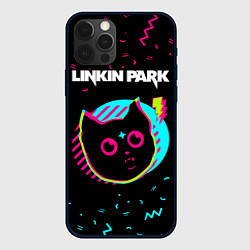 Чехол для iPhone 12 Pro Linkin Park - rock star cat, цвет: 3D-черный