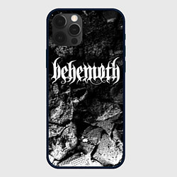 Чехол для iPhone 12 Pro Behemoth black graphite, цвет: 3D-черный