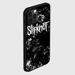Чехол для iPhone 12 Pro Slipknot black ice, цвет: 3D-черный — фото 2
