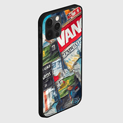 Чехол для iPhone 12 Pro Vanguard collage - ai art patchwork, цвет: 3D-черный — фото 2