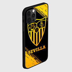 Чехол для iPhone 12 Pro Sevilla - gold gradient, цвет: 3D-черный — фото 2