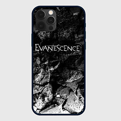 Чехол для iPhone 12 Pro Evanescence black graphite, цвет: 3D-черный
