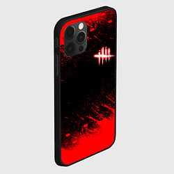 Чехол для iPhone 12 Pro Dead by daylight огненный, цвет: 3D-черный — фото 2