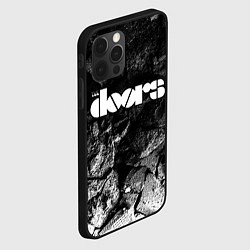Чехол для iPhone 12 Pro The Doors black graphite, цвет: 3D-черный — фото 2