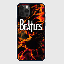 Чехол для iPhone 12 Pro The Beatles red lava, цвет: 3D-черный