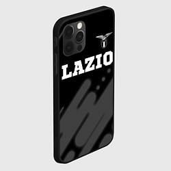 Чехол для iPhone 12 Pro Lazio sport на темном фоне посередине, цвет: 3D-черный — фото 2