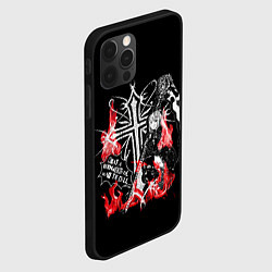 Чехол для iPhone 12 Pro Миса с косой - Тетрадь смерти, цвет: 3D-черный — фото 2