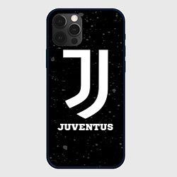 Чехол для iPhone 12 Pro Juventus sport на темном фоне, цвет: 3D-черный