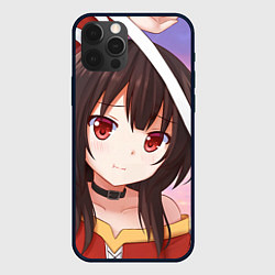 Чехол для iPhone 12 Pro Konosuba Мэгумин cute, цвет: 3D-черный