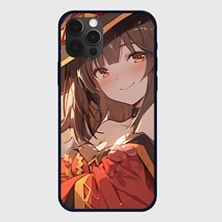 Чехол для iPhone 12 Pro Konosuba Мэгумин милая, цвет: 3D-черный