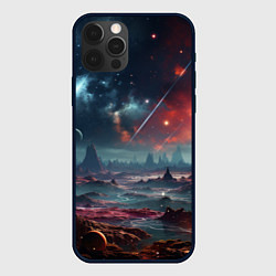 Чехол для iPhone 12 Pro Фантастическая планета, цвет: 3D-черный