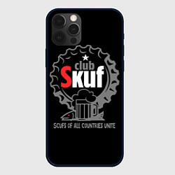 Чехол для iPhone 12 Pro Skuf club, цвет: 3D-черный
