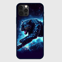 Чехол для iPhone 12 Pro Fantastic star panter - ai art fantasy, цвет: 3D-черный