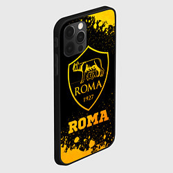 Чехол для iPhone 12 Pro Roma - gold gradient, цвет: 3D-черный — фото 2