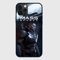 Чехол для iPhone 12 Pro Mass Effect game, цвет: 3D-черный