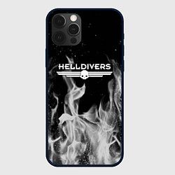 Чехол для iPhone 12 Pro Helldivers: Grey Smoke, цвет: 3D-черный