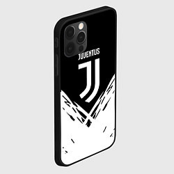 Чехол для iPhone 12 Pro Juventus sport geometry fc club, цвет: 3D-черный — фото 2