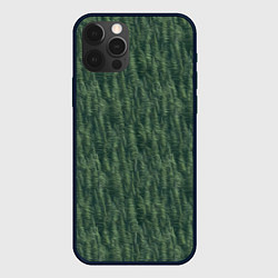 Чехол для iPhone 12 Pro Зеленые клубы шерсти, цвет: 3D-черный
