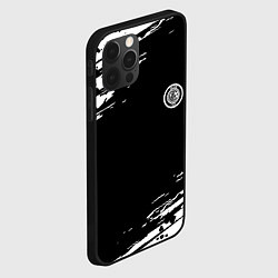 Чехол для iPhone 12 Pro Inter абстрактные краски текстура, цвет: 3D-черный — фото 2