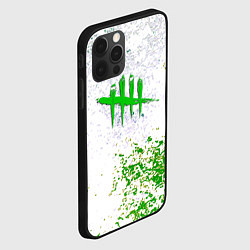 Чехол для iPhone 12 Pro Dead by daylight краски, цвет: 3D-черный — фото 2