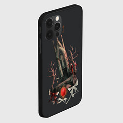Чехол для iPhone 12 Pro Bloodborne - Отец Гаскойн, цвет: 3D-черный — фото 2