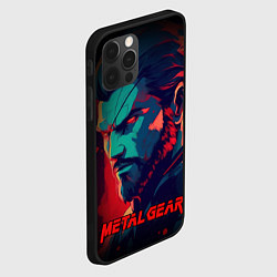 Чехол для iPhone 12 Pro Веном Снейк Metal gear game, цвет: 3D-черный — фото 2