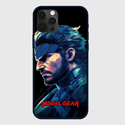 Чехол для iPhone 12 Pro Веном Снейк Metal gear game, цвет: 3D-черный