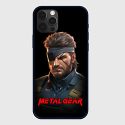 Чехол для iPhone 12 Pro Веном Снейк из игры Metal gear, цвет: 3D-черный