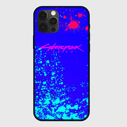 Чехол для iPhone 12 Pro Cyberpunk neon steel, цвет: 3D-черный