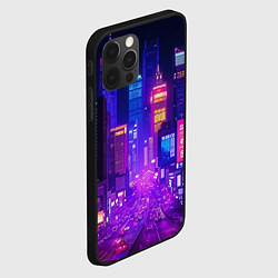 Чехол для iPhone 12 Pro Город ночью, цвет: 3D-черный — фото 2