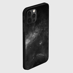 Чехол для iPhone 12 Pro Монохромный космос, цвет: 3D-черный — фото 2