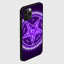 Чехол для iPhone 12 Pro Темный дворецкий печать контракта - пентаграмма, цвет: 3D-черный — фото 2