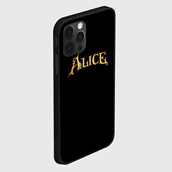Чехол для iPhone 12 Pro Alice american mcgee, цвет: 3D-черный — фото 2