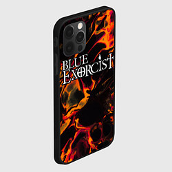 Чехол для iPhone 12 Pro Blue Exorcist red lava, цвет: 3D-черный — фото 2