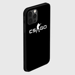 Чехол для iPhone 12 Pro Counter strike logo, цвет: 3D-черный — фото 2