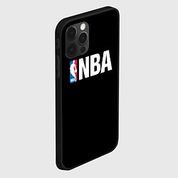 Чехол для iPhone 12 Pro NBA logo sport, цвет: 3D-черный — фото 2
