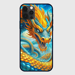 Чехол для iPhone 12 Pro Огромная змея, цвет: 3D-черный