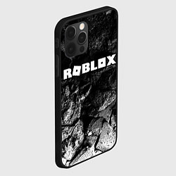 Чехол для iPhone 12 Pro Roblox black graphite, цвет: 3D-черный — фото 2