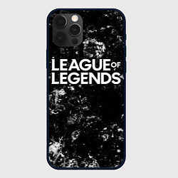 Чехол для iPhone 12 Pro League of Legends black ice, цвет: 3D-черный