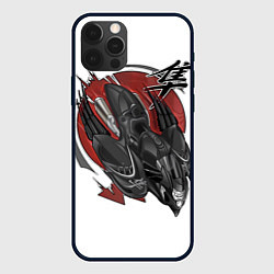 Чехол для iPhone 12 Pro Suzuki Hayabusa сокол, цвет: 3D-черный