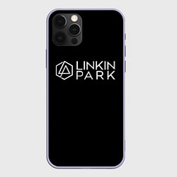Чехол для iPhone 12 Pro Linkin parrk logo chester, цвет: 3D-светло-сиреневый