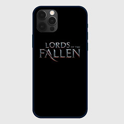 Чехол для iPhone 12 Pro Lord of the fallen logo, цвет: 3D-черный