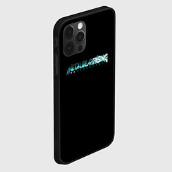 Чехол для iPhone 12 Pro Metal gear rising logo, цвет: 3D-черный — фото 2