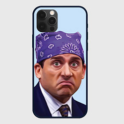 Чехол для iPhone 12 Pro Prison mike офис, цвет: 3D-черный