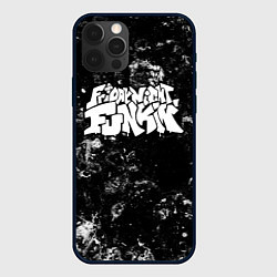 Чехол для iPhone 12 Pro Friday Night Funkin black ice, цвет: 3D-черный